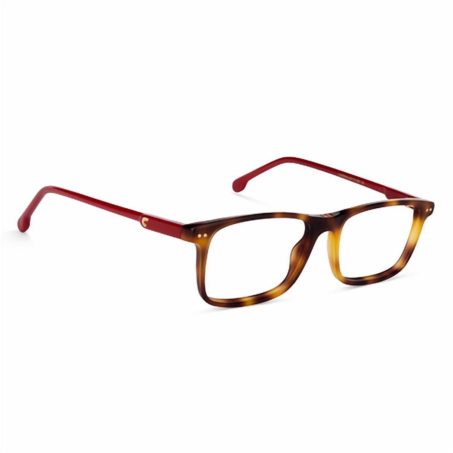 New Carrera Women's 2001tn Rectangle Eyeglasses In Light Tortoise Red